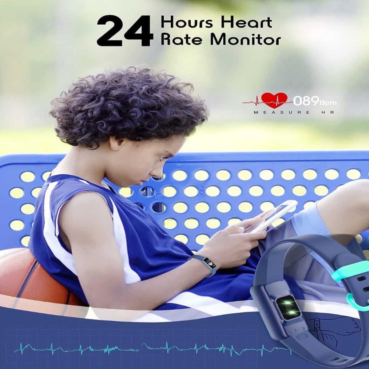Kids' Activity Tracker Watch – Fitness Smartwatch with GPS and Heart Rate Monitor