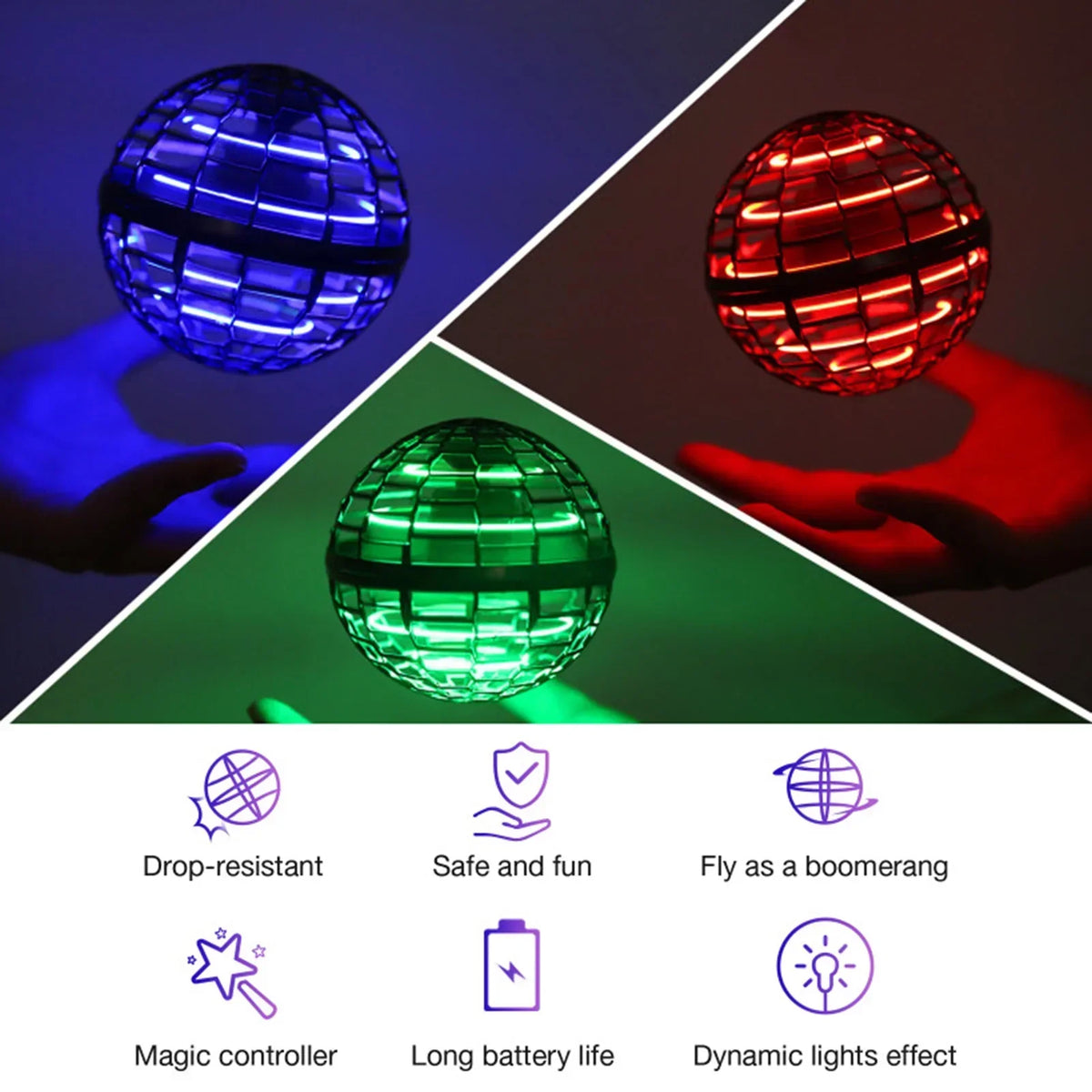 Kids' Flying Boomerang Ball Toy