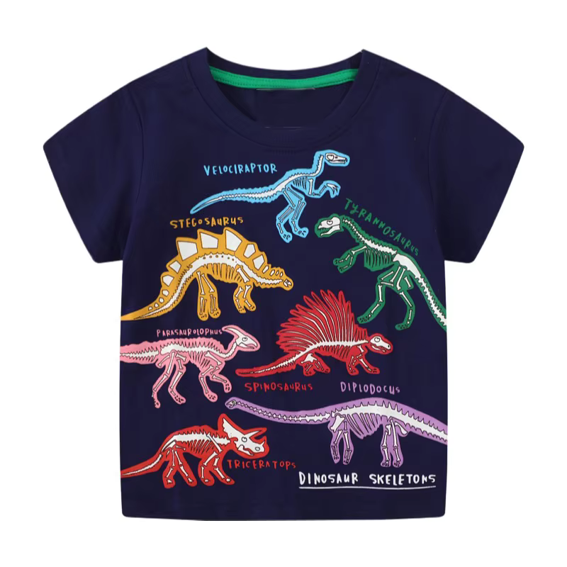 Kids' Glow-in-the-Dark Dinosaur T-Shirt