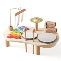 Kids' Wooden Musical Activity Station