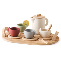 Kids' Wooden Tea Party Set - Educational Toy Set