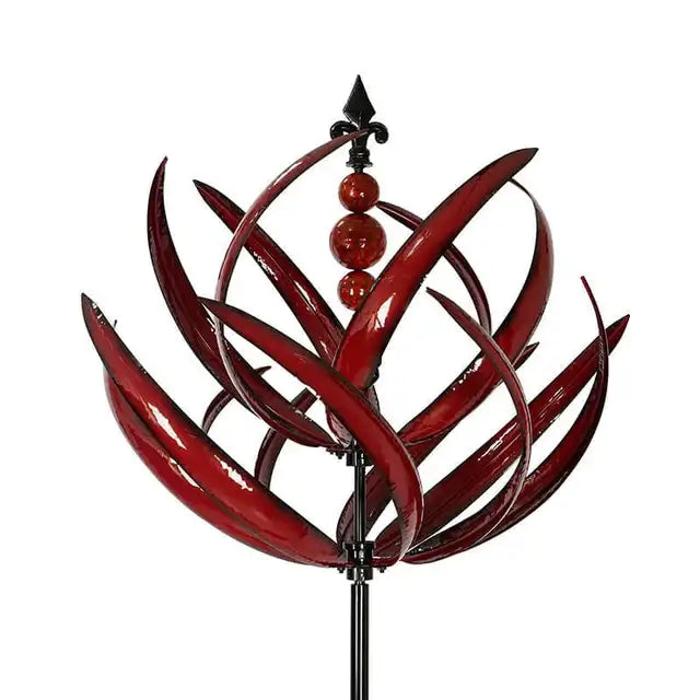 Kinetic Metal Garden Wind Spinner