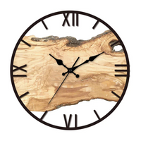 Large Black Minimalist Wall Clock