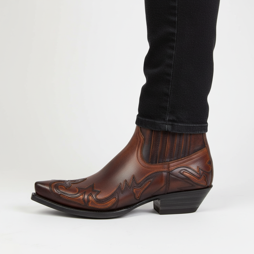 Leather Cowboy Boots
