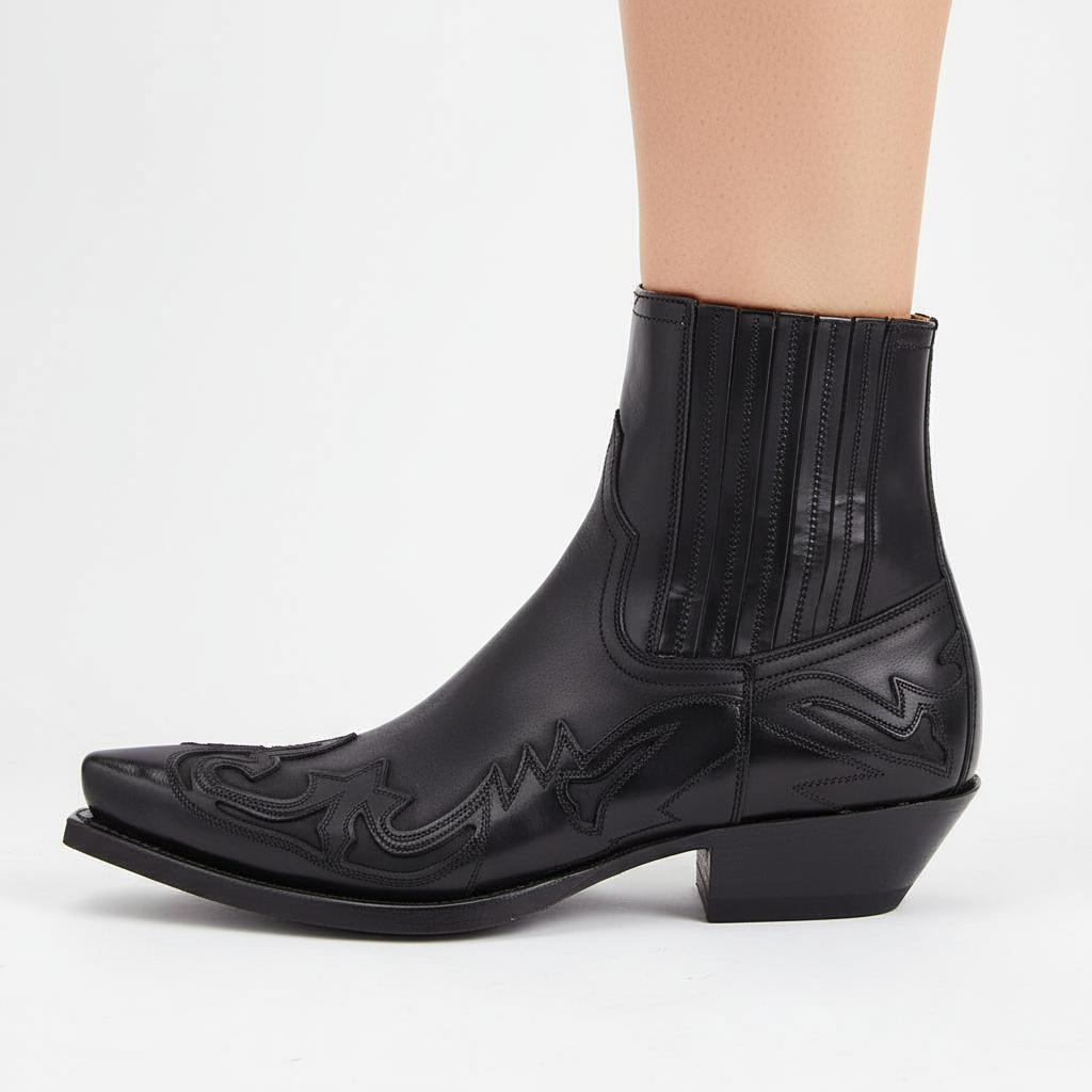 Leather Cowboy Boots