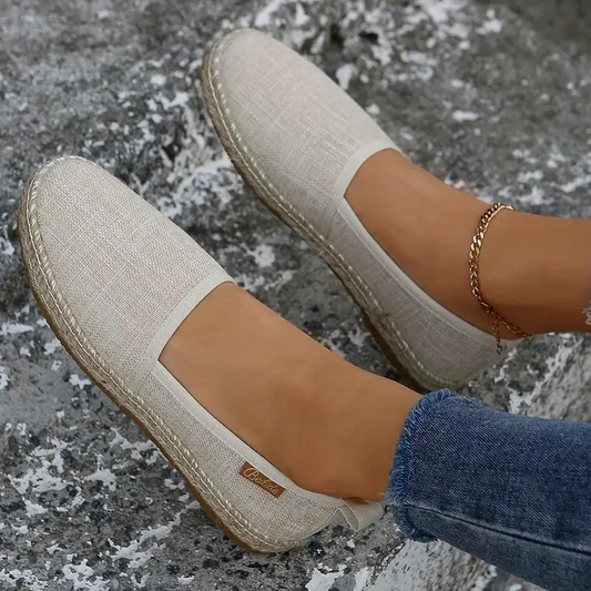 Lightweight Flat Canvas Espadrilles Summer Shoes