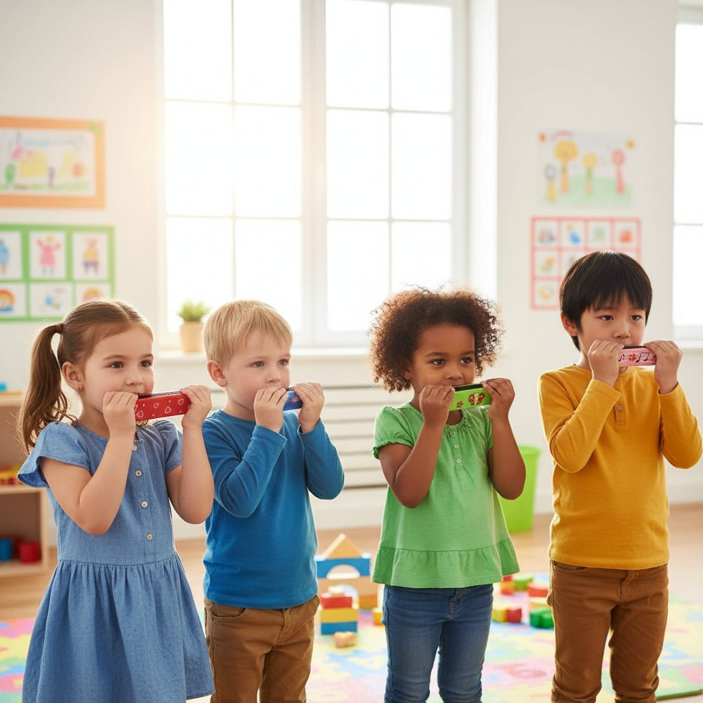 Lightweight Kids' Harmonica for Musical Discovery