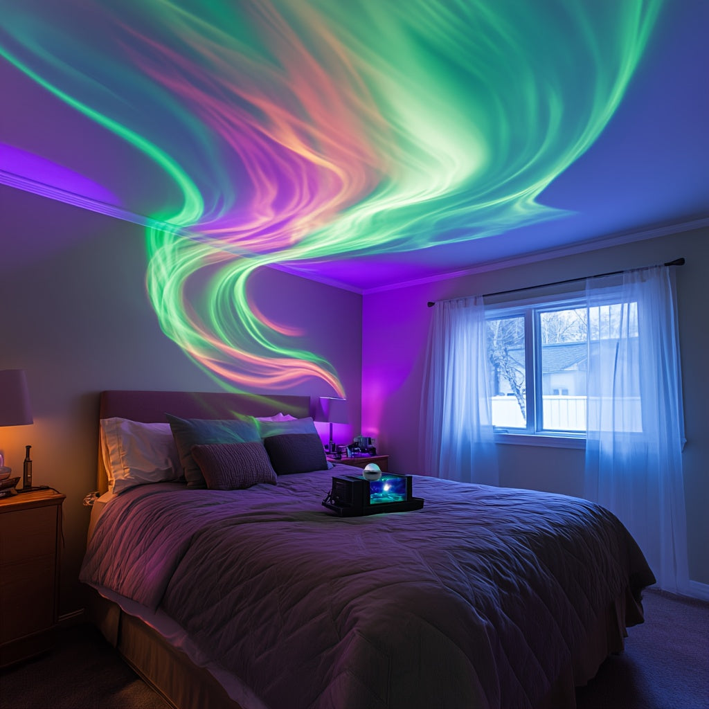 Magical Light Show Projector – Enchanting Colorful Starry Sky Effect
