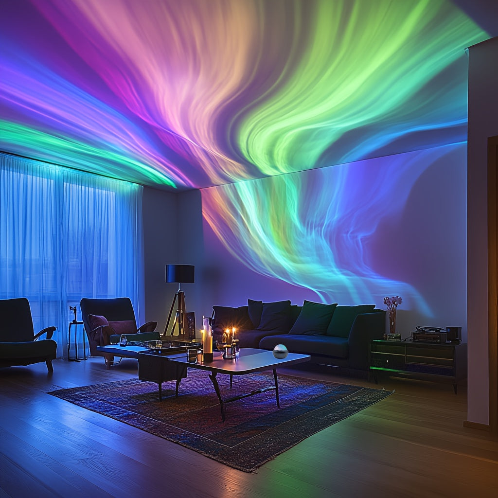 Magical Light Show Projector – Enchanting Colorful Starry Sky Effect