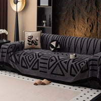 Maze Pattern Sofa Protector Throw Blanket