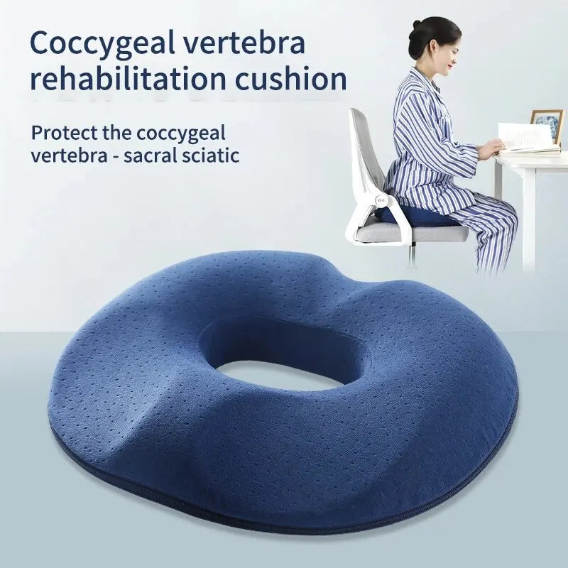 Memory Foam Seat Cushion | Tailbone and Spine Relief | Ergonomic and Comfortable