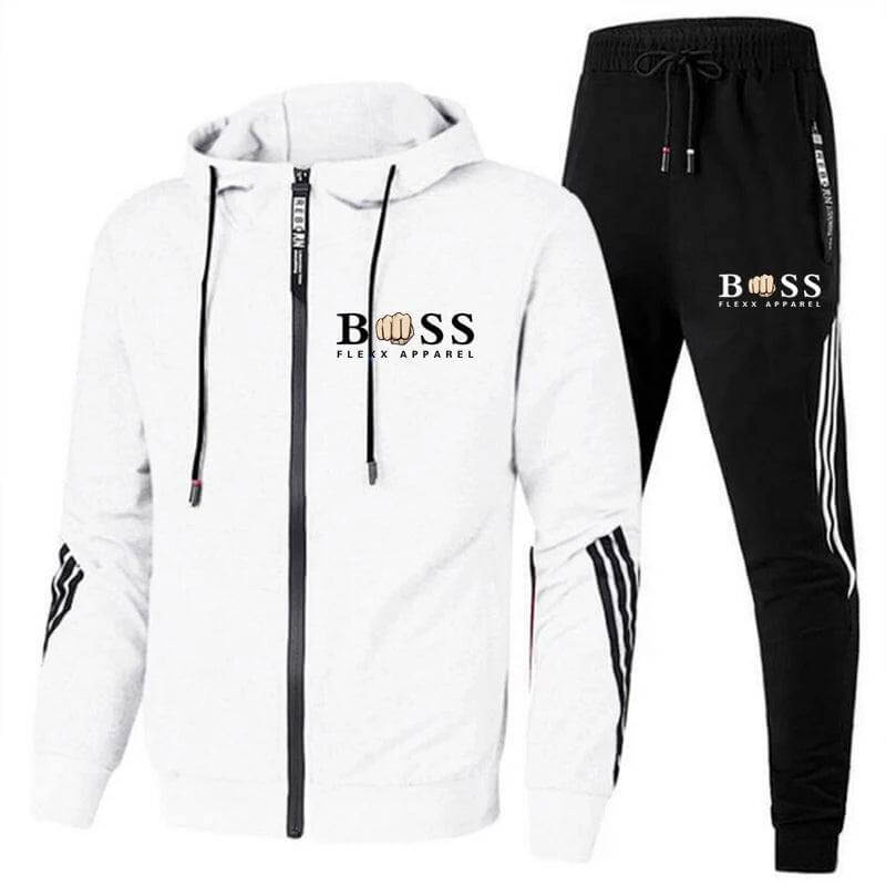 Men's Breathable and Stylish 2-Piece Sports Tracksuit Set