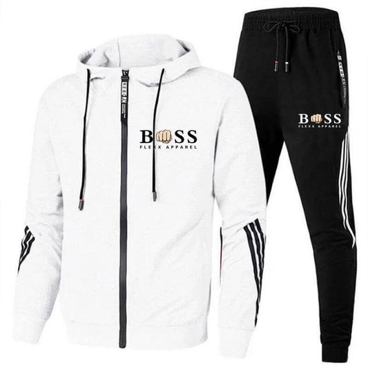 Men's Breathable and Stylish 2-Piece Sports Tracksuit Set