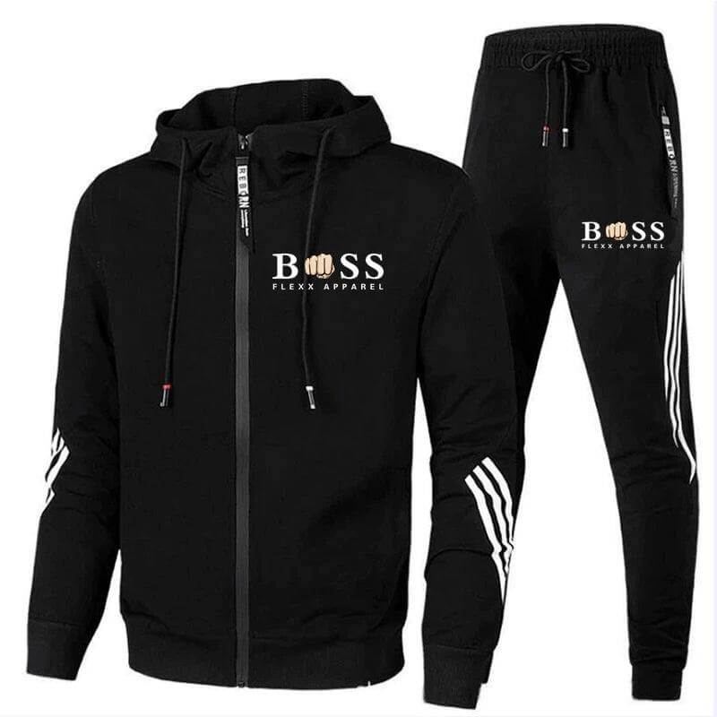 Men's Breathable and Stylish 2-Piece Sports Tracksuit Set