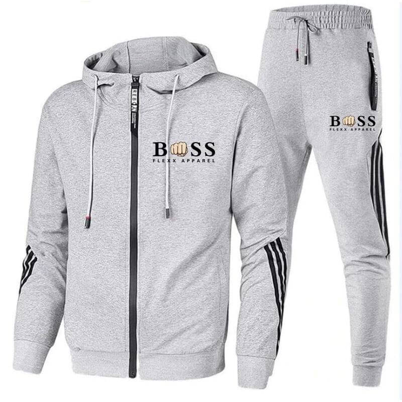 Men's Breathable and Stylish 2-Piece Sports Tracksuit Set