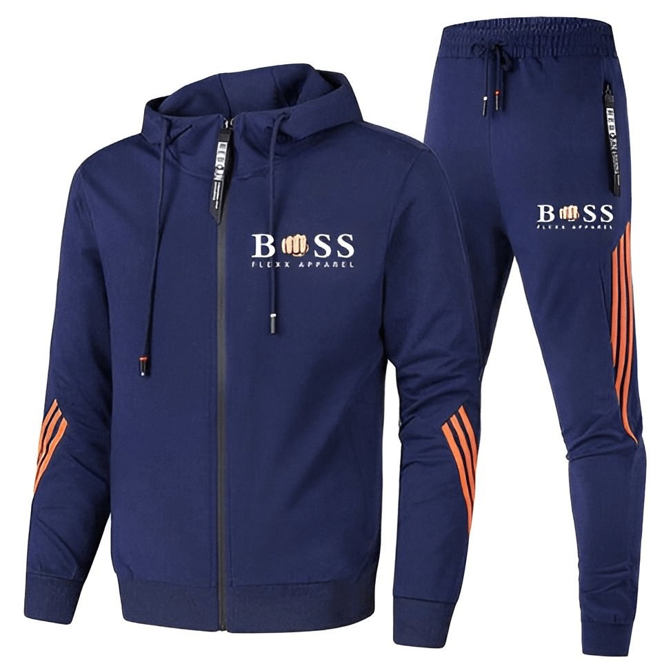 Men's Breathable and Stylish 2-Piece Sports Tracksuit Set