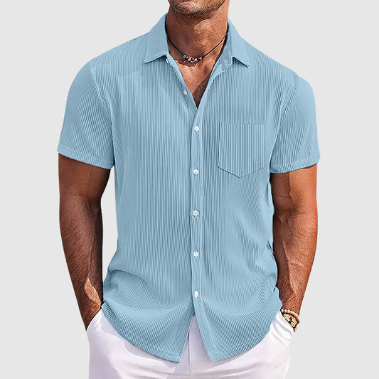 Men's Camp Collar Short Sleeve Shirt