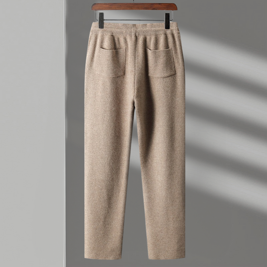 Men's Casual Drawstring Trousers with Relaxed Fit