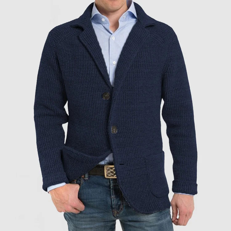 Men's Casual Knit Blazer