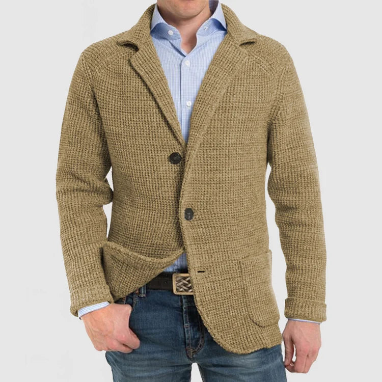 Men's Casual Knit Blazer