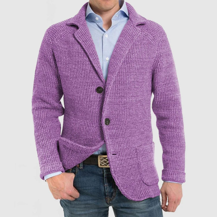 Men's Casual Knit Blazer