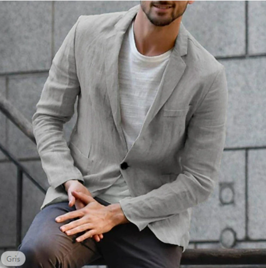 Men's Casual Single-Breasted Blazer