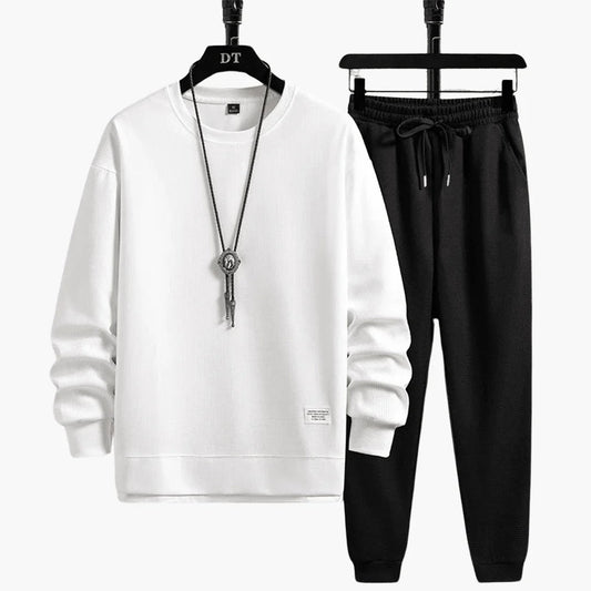 Men's Casual Tracksuit Set with Sweatshirt – Sporty and Modern