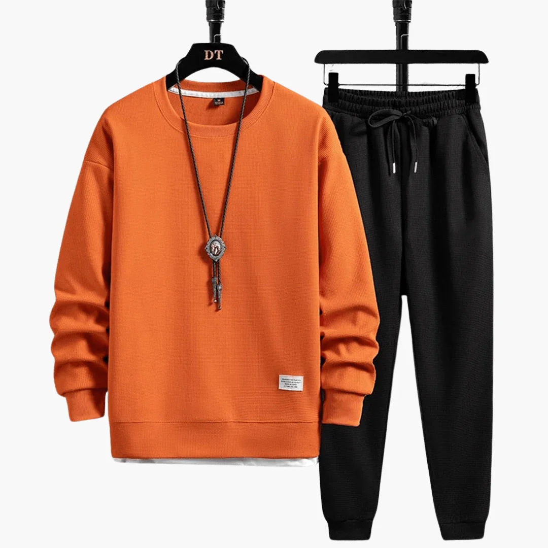 Men's Casual Tracksuit Set with Sweatshirt – Sporty and Modern