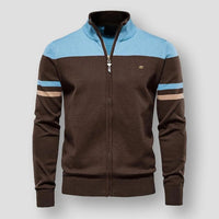Men's Color-Block Zip-Up Jacket