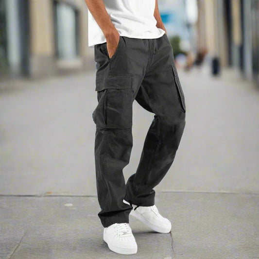 Men's Comfortable Loose Fit Cargo Trousers