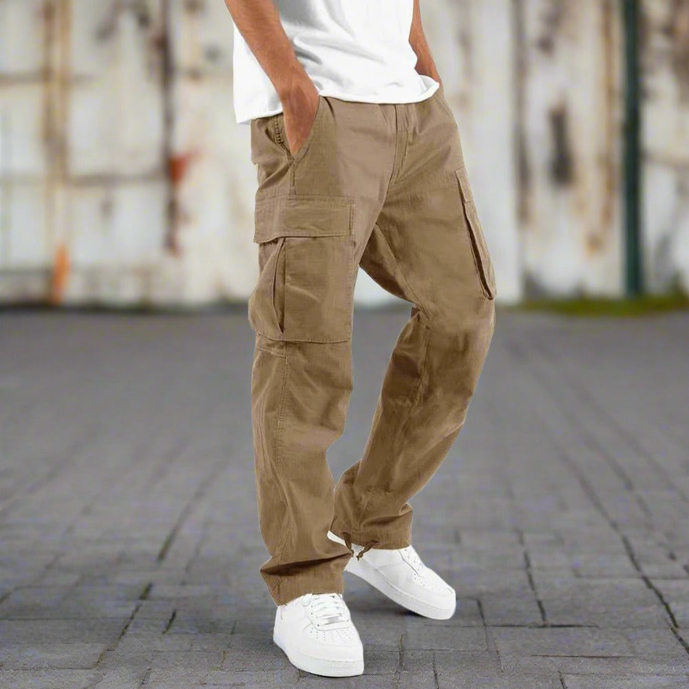 Men's Comfortable Loose Fit Cargo Trousers