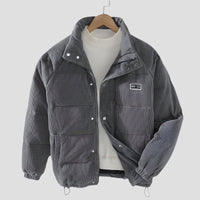 Men's Corduroy Puffer Jacket