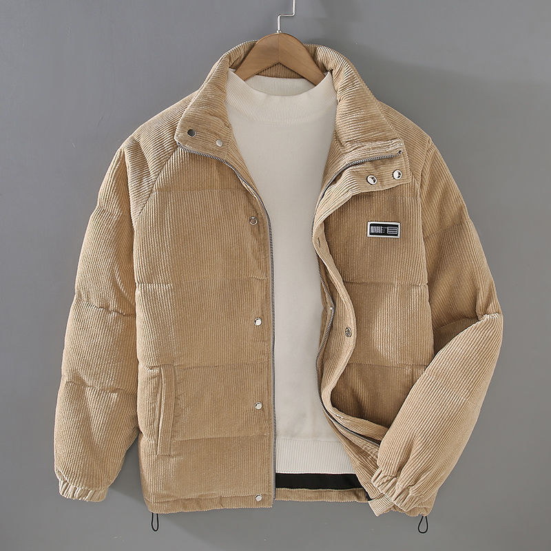 Men's Corduroy Puffer Jacket