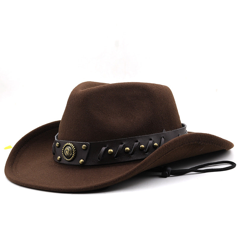 Men's Cowboy Hat with Adjustable Buckle