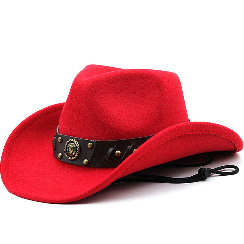 Men's Cowboy Hat with Adjustable Buckle