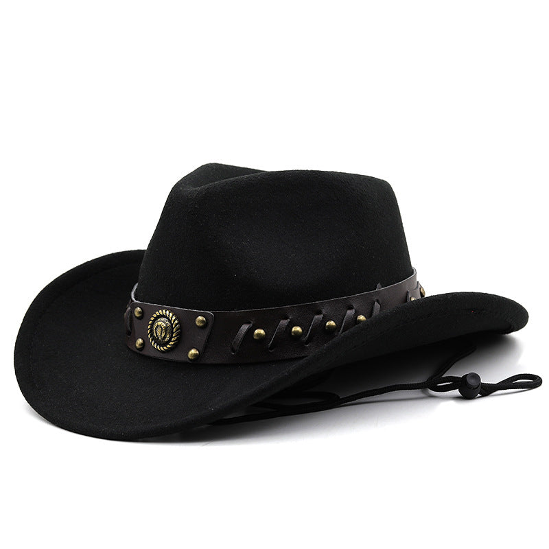 Men's Cowboy Hat with Adjustable Buckle