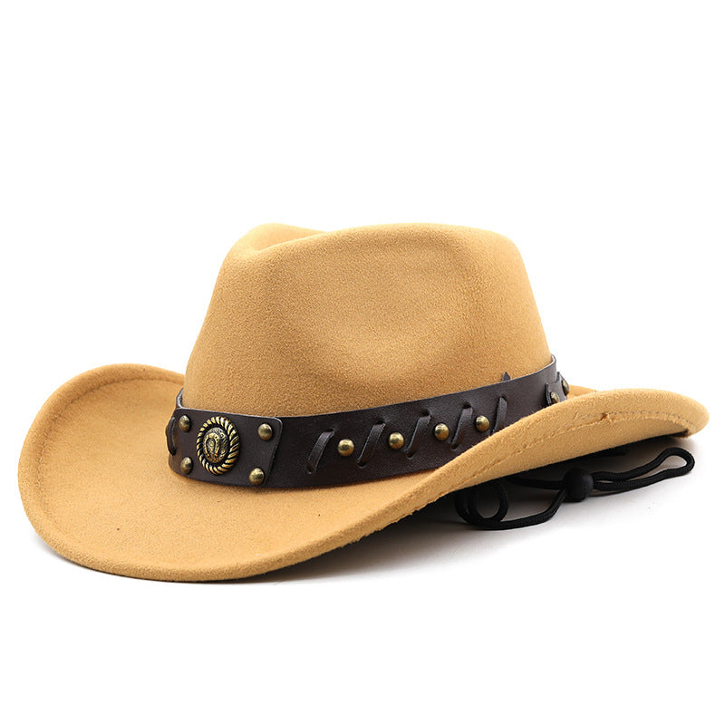 Men's Cowboy Hat with Adjustable Buckle