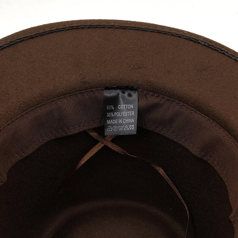Men's Cowboy Hat with Adjustable Buckle