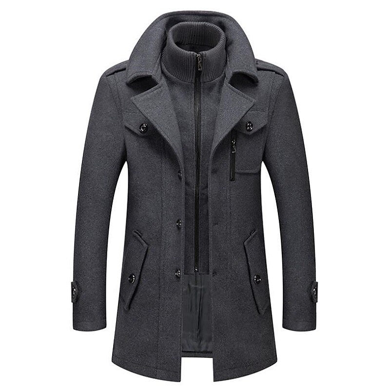Men's Double-Breasted Pea Coat