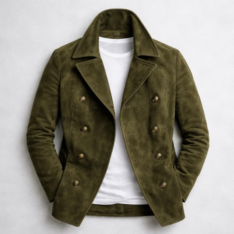 Men's Double-Breasted Pea Coat