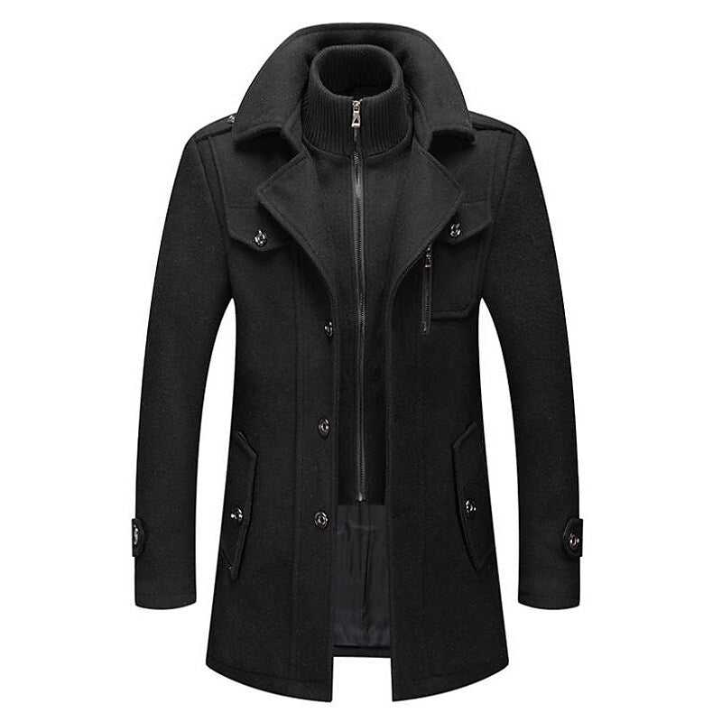 Men's Double-Breasted Pea Coat