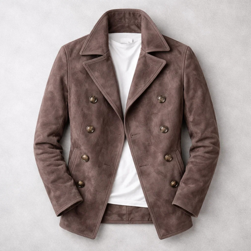 Men's Double-Breasted Pea Coat