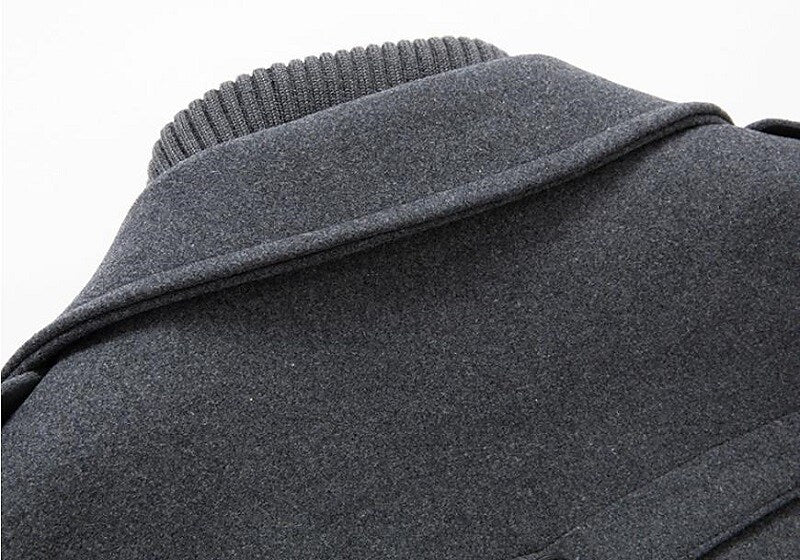 Men's Double-Breasted Pea Coat