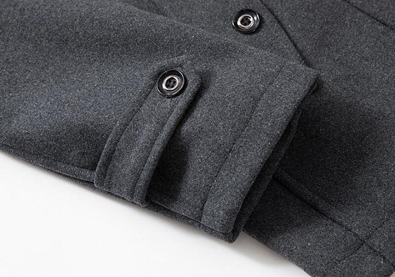 Men's Double-Breasted Pea Coat