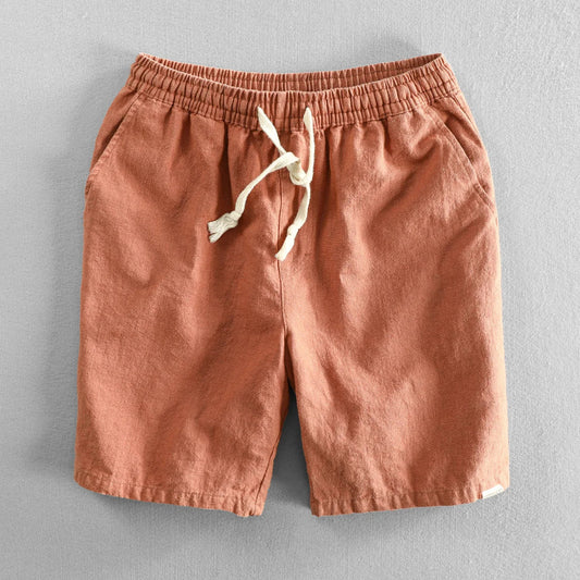 Men's Elastic Waist Casual Shorts