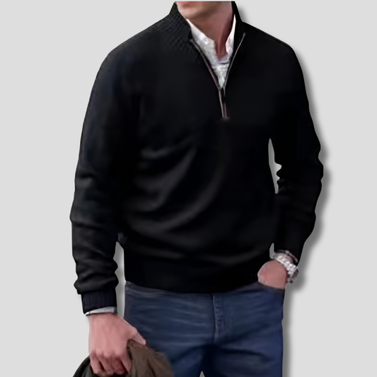 Men's Half-Zip Sweater – Stylish Layering Piece