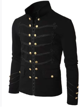 Men's High Collar Jacket with Modern Fit