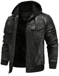Men's Hooded Bomber Jacket