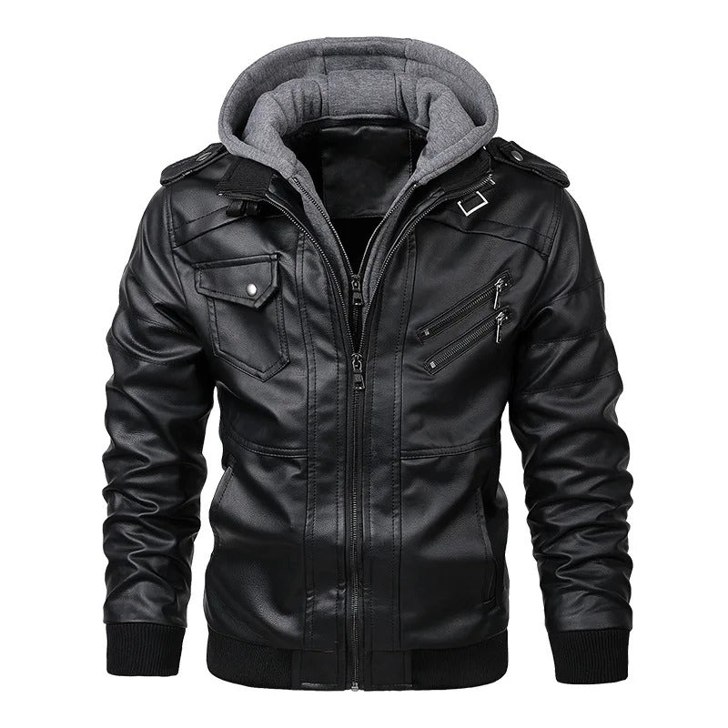 Men's Hooded Bomber Jacket