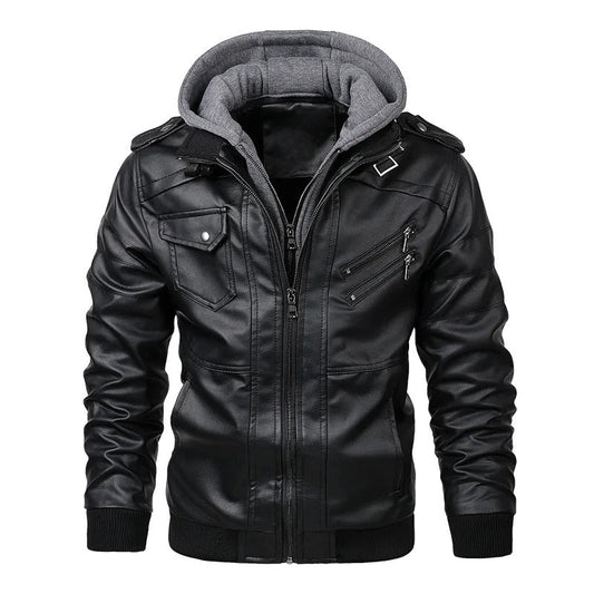 Men's Hooded Bomber Jacket